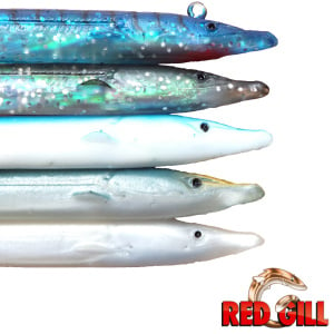 Red Gill Evolution Sand Eel Lures Bass Selection Pack